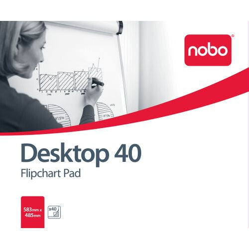 Nobo Barracuda Flipchart Pad 40 sheets (B1)