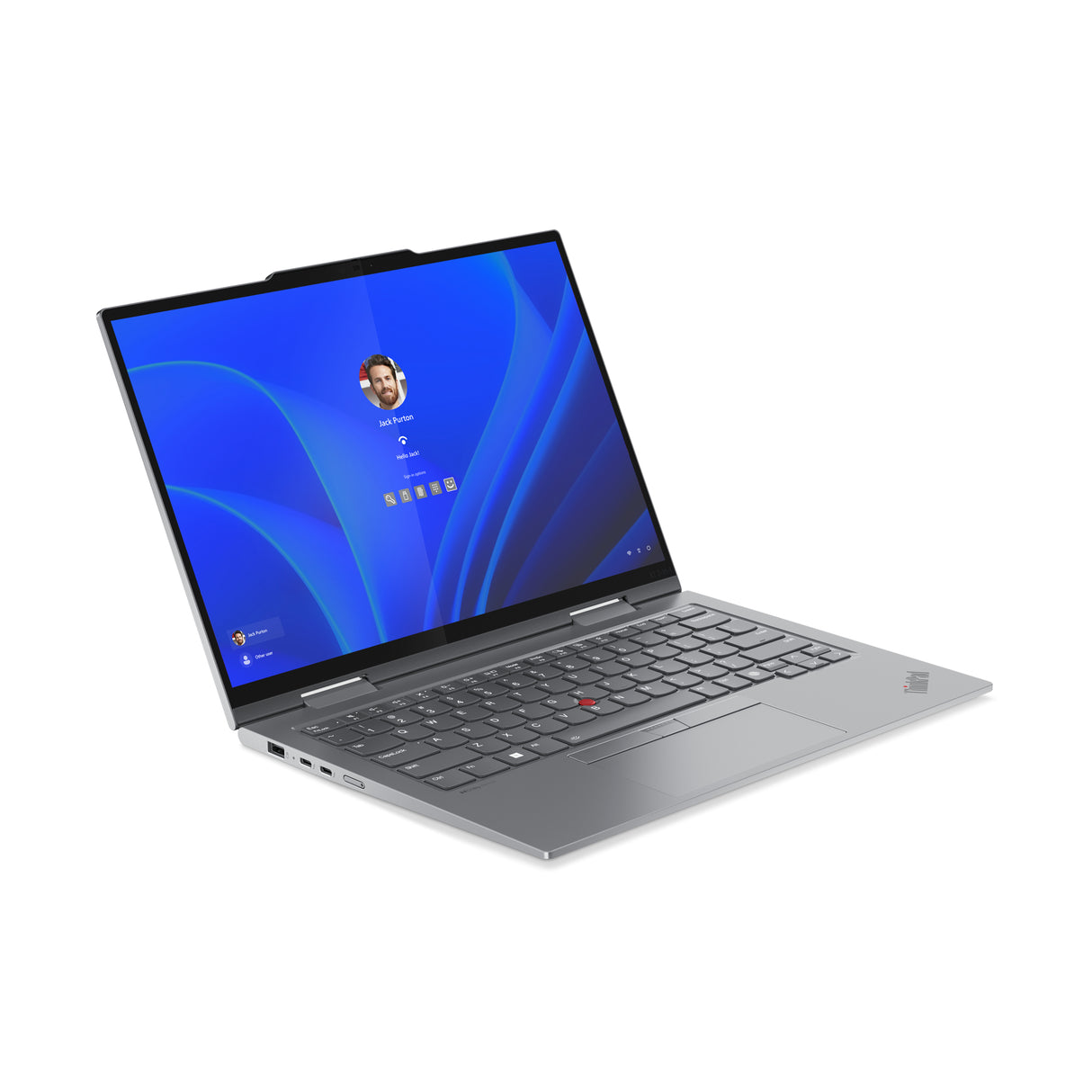 Lenovo ThinkPad X1 2-in-1 Intel Core Ultra 7 155U Hybrid (2-in-1) 35.6 cm (14") Touchscreen WUXGA 32 GB LPDDR5x-SDRAM 1 TB SSD Wi-Fi 6E (802.11ax) Windows 11 Pro Grey