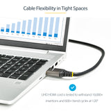 StarTech.com 10ft (3m) HDMI 2.1 Cable 8K - Certified Ultra High Speed HDMI Cable 48Gbps - 8K 60Hz/4K 120Hz HDR10+ eARC - Ultra HD 8K HDMI Cable - Monitor/TV/Display - Flexible TPE Jacket