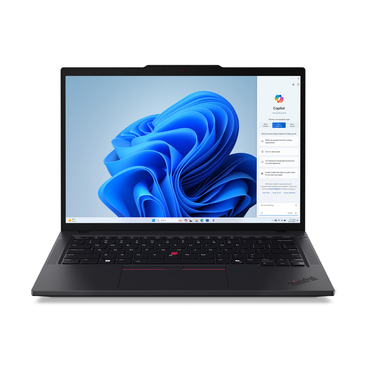 Lenovo ThinkPad T14 Intel Core Ultra 5 125U Laptop 35.6 cm (14") WUXGA 16 GB DDR5-SDRAM 512 GB SSD Wi-Fi 6E (802.11ax) Windows 11 Pro Black