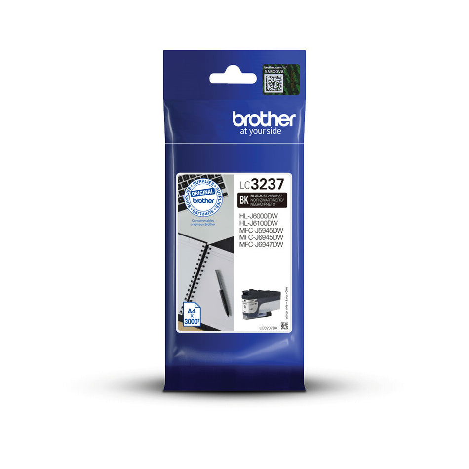 Brother LC3237BK ink cartridge 1 pc(s) Original Standard Yield Black