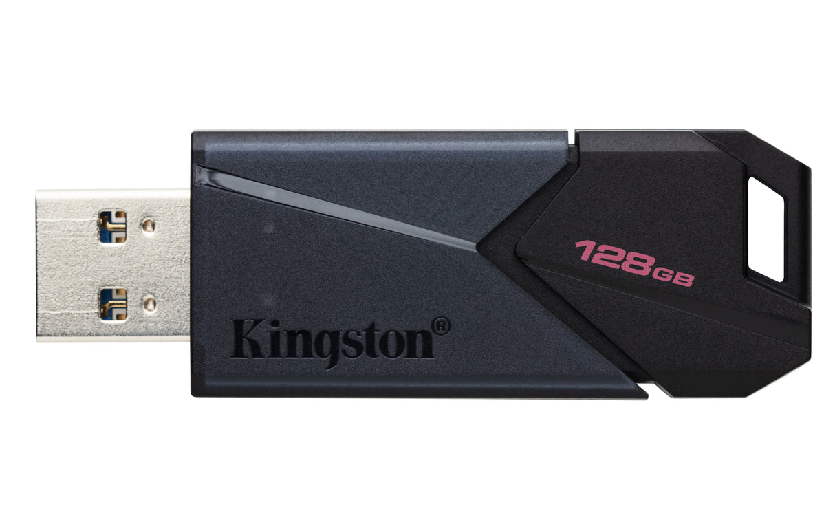 Kingston Technology DataTraveler 128GB Portable USB 3.2 Gen 1 Exodia Onyx