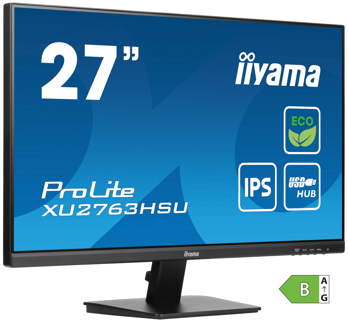 iiyama ProLite XU2763HSU-B1 computer monitor 68.6 cm (27") 1920 x 1080 pixels Full HD LED Black