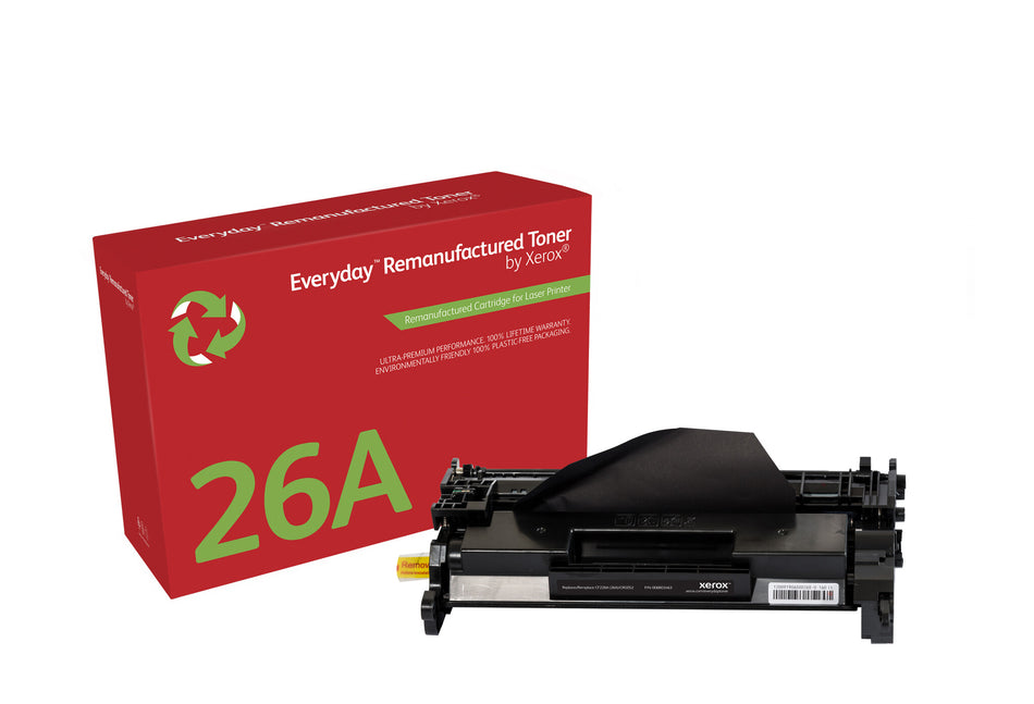 Everyday ™ Mono Remanufactured Toner by Xerox compatible with HP 26A (CF226A), Standard capacity