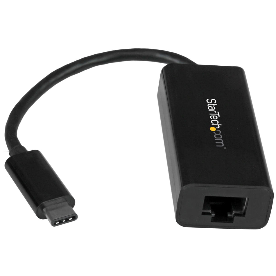 StarTech.com USB-C to Gigabit Ethernet Adapter - Black