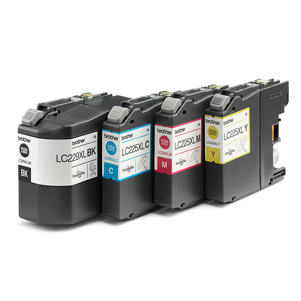 Brother LC-229XLVALBP Ink cartridge multi pack Bk,C,M,Y 2400pg + 3x1200pg Pack=4 for Brother MFC-J 5320