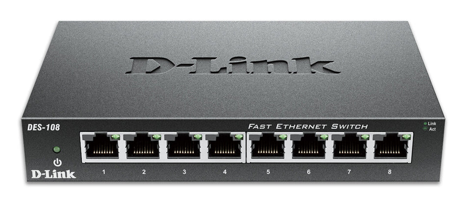D-Link 8-Port Fast Ethernet Unmanaged Desktop Switch