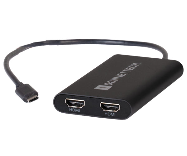 Sonnet USBC-DHDMI video cable adapter USB Type-A 2 x HDMI Black