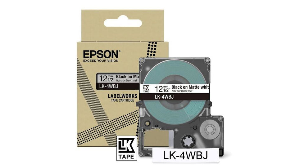 Epson LK-4WBJ Black, White