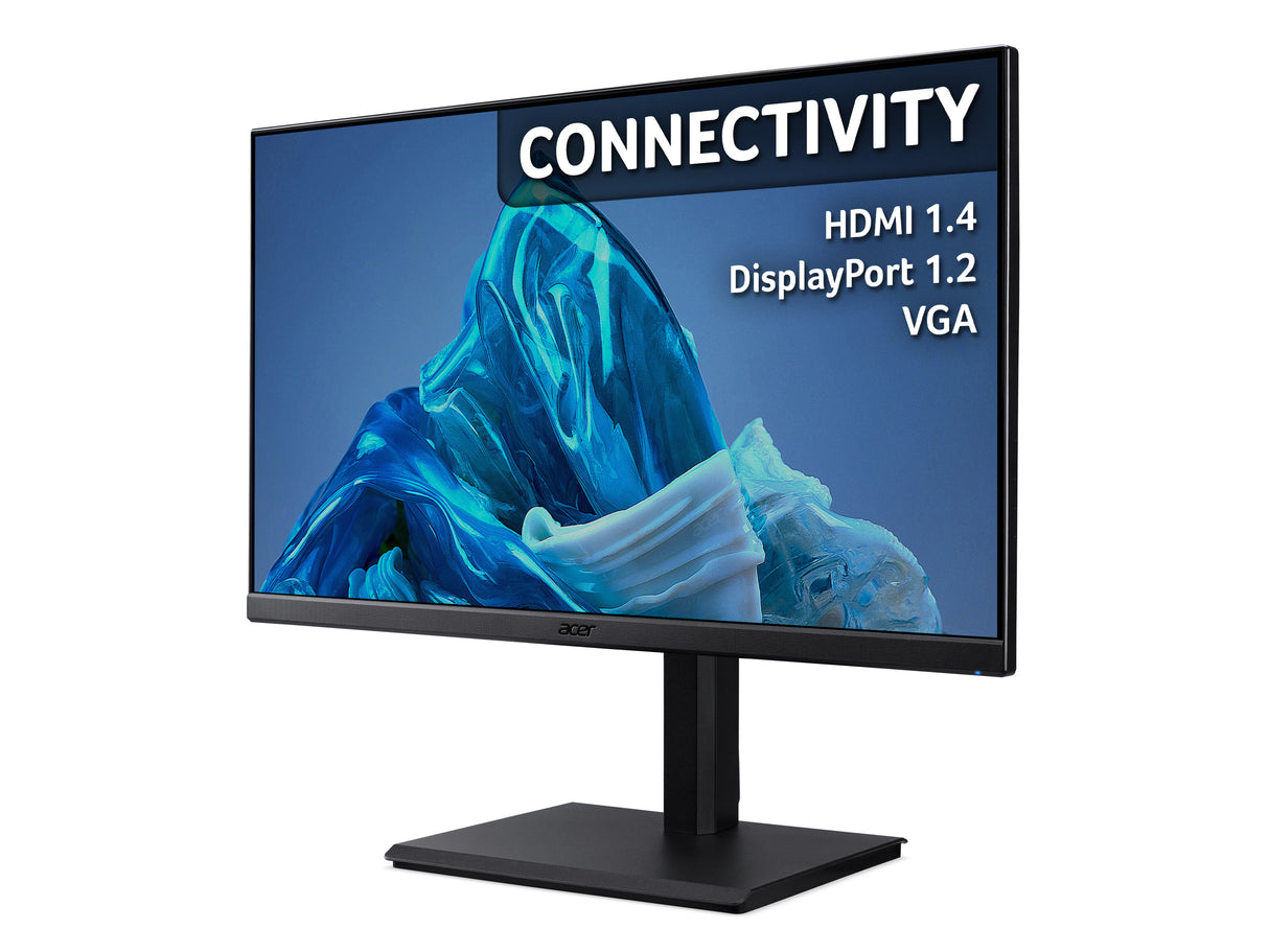 Acer B7 Vero B247YEbmiprzxv Monitor, 23.8", Full HD (1920x1080), IPS, 100Hz Refresh rate, 4Ms Response Time, Zero Frame Bezel, HDMI/DP/VGA/USB