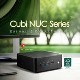 MSI Cubi NUC 1M Intel Core 3 100U (14th Gen) Barebone, NUC, SFF, Mini Computer, HTPC, (NO RAM, NO Storage, NO OS), UHD Graphics/DDR5/Dual ThunderBolt 4/Dual HDMI/Dual LAN/WiFi 6E/BT 5.3/VESA