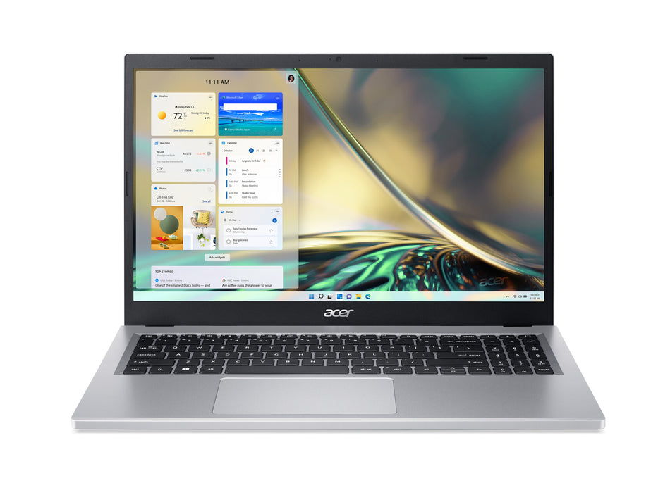 Acer Aspire 3 A315-24P-R9MG AMD Ryzen™ 5 7520U Laptop 39.6 cm (15.6") Full HD 8 GB LPDDR5-SDRAM 256 GB SSD Wi-Fi 6 (802.11ax) Windows 11 Home Silver