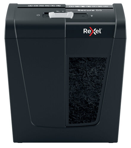 Rexel Secure S5 paper shredder Strip shredding 70 dB Black