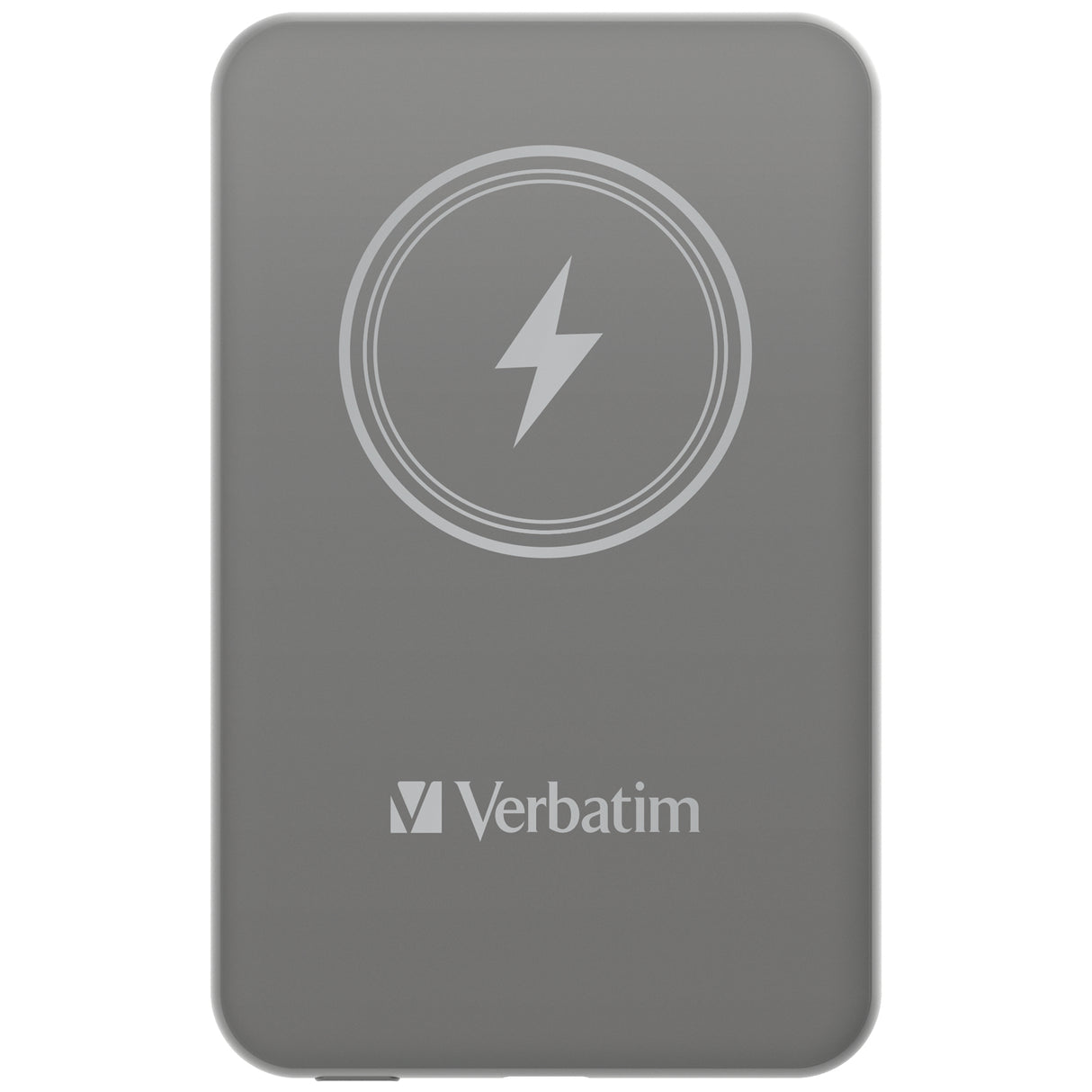 Verbatim Charge 'n' Go Magnetic Wireless Power Bank 5000mAh Grey