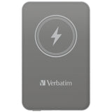 Verbatim Charge 'n' Go Magnetic Wireless Power Bank 5000mAh Grey