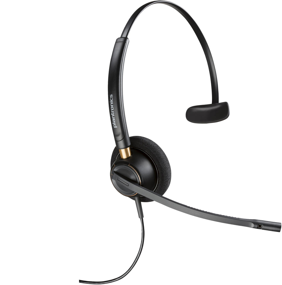 POLY EncorePro 510 Monaural Headset +Quick Disconnect