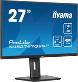 iiyama ProLite XUB2797QSNP-B1 computer monitor 68.6 cm (27") 2560 x 1440 pixels Wide Quad HD LED Black