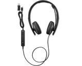 Lenovo 4XD1M39029 headphones/headset Wired Head-band USB Type-C Black