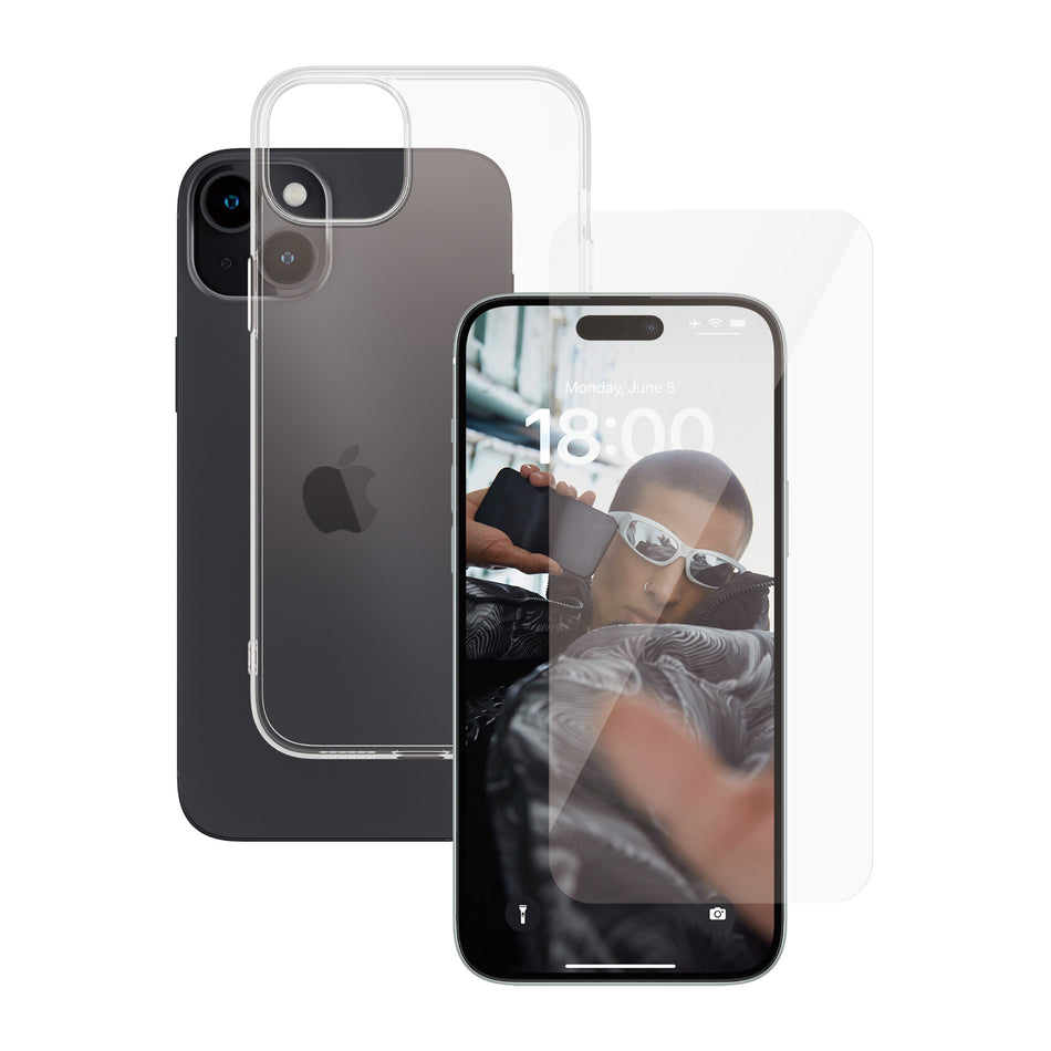 PanzerGlass SAFE. by ® 2-in-1 Pack iPhone iPhone 15 Plus