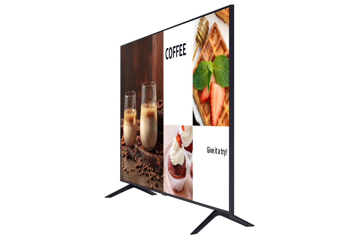 Samsung BEC-H BE50C-H Digital signage flat panel 127 cm (50") LED Wi-Fi 4K Ultra HD Black Built-in processor Tizen 16/7