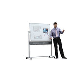 Nobo Steel Magnetic Mobile Board Horizontal Pivot 1200x900mm